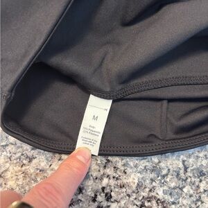 Black Athletic biker shorts